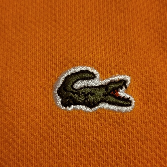 LACOSTE Piqué Polo NEW WOT Unidex Regular Fit EU sz 42 Soft Cotton Orange • TV1 - Picture 4 of 7